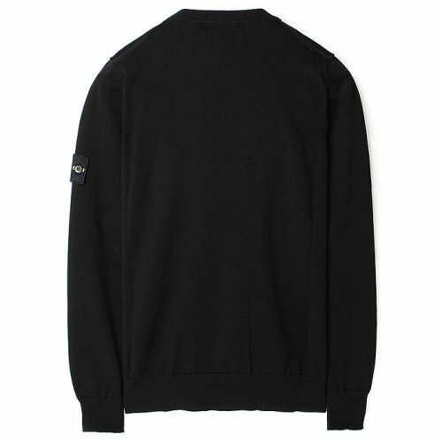 Stone Island Wafen Shibori Cotton Knit Black - 22SS