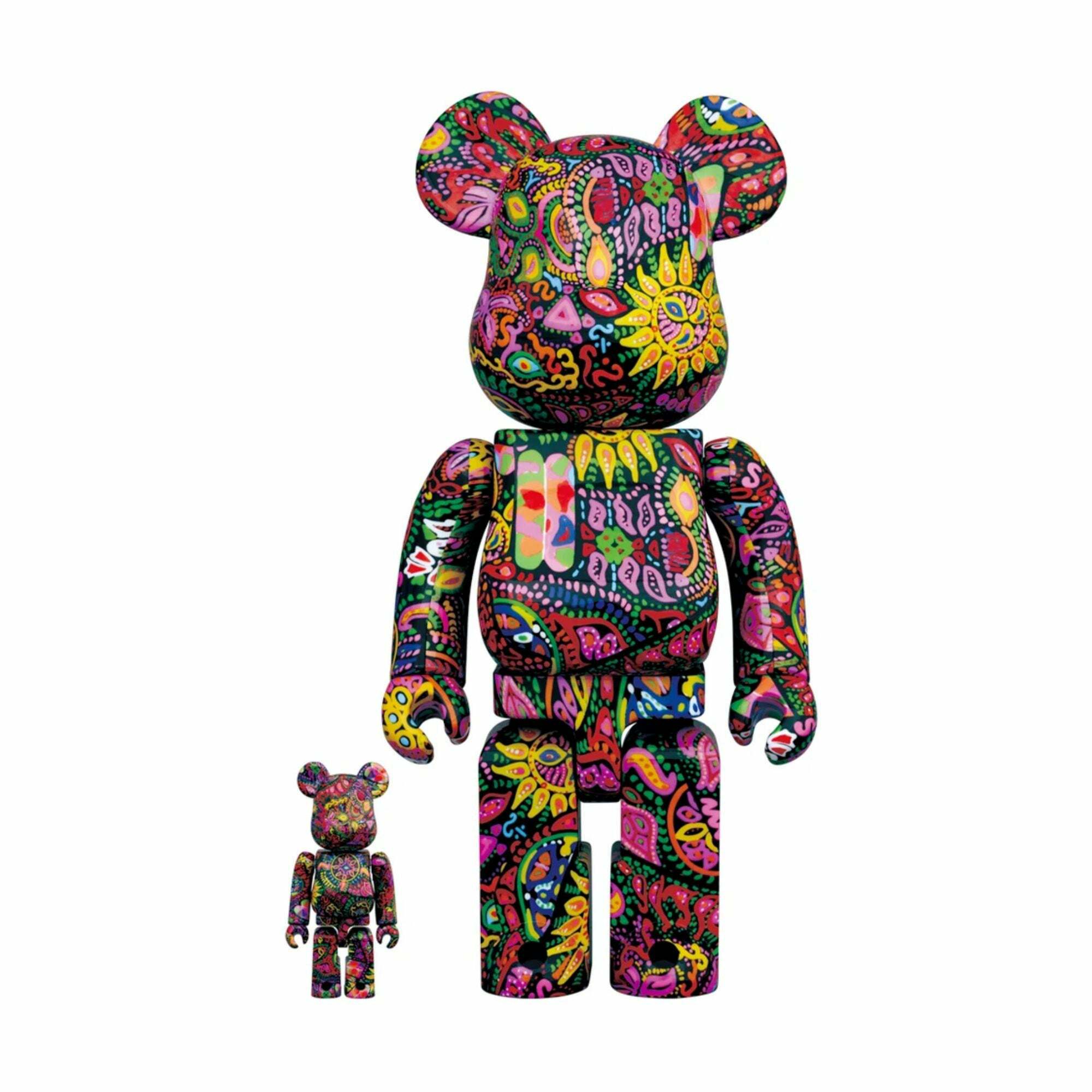 BE@RBRICK PSYCHEDELIC PAISLEY 100% & 400%