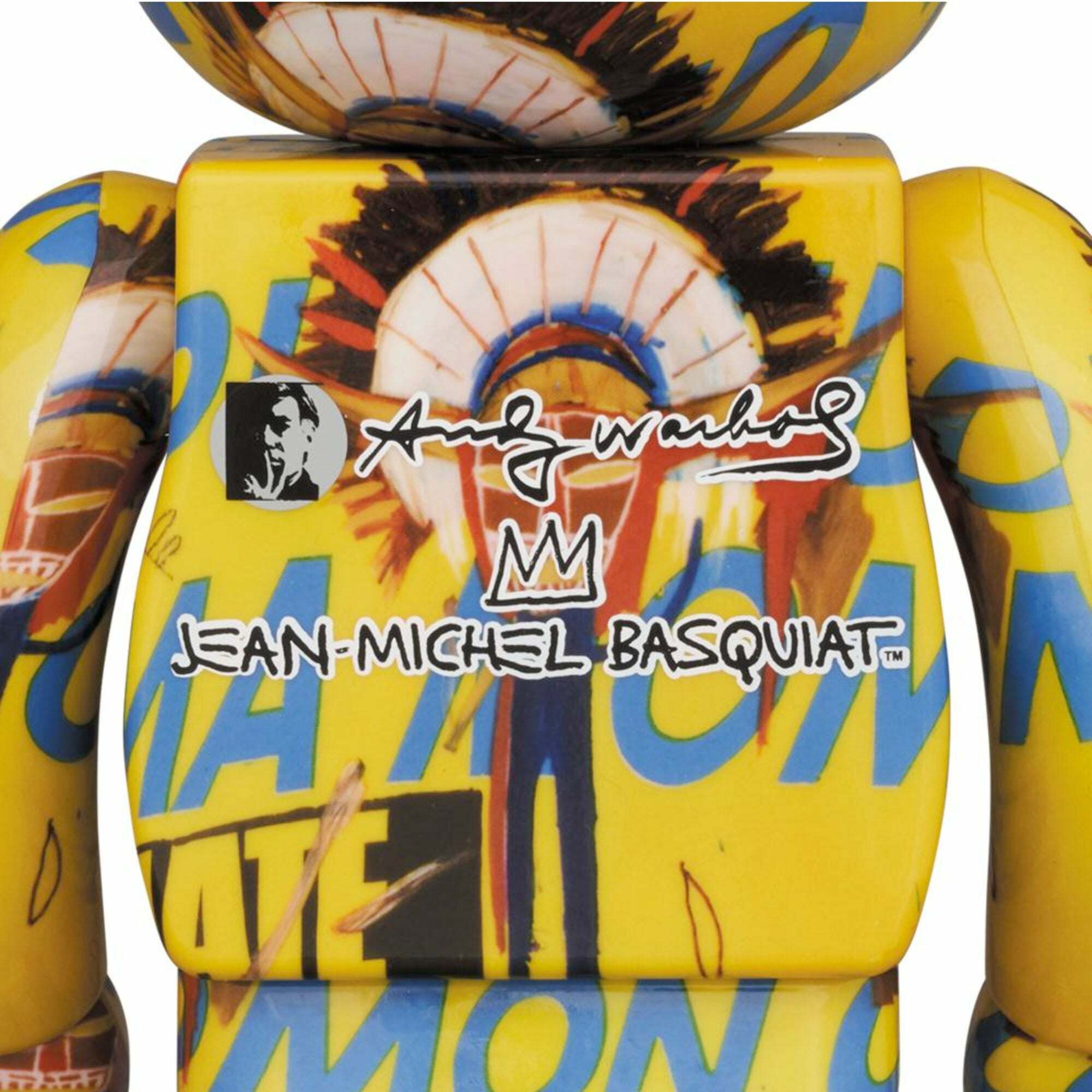 BE@RBRICK ANDY WARHOL X JEAN-MICHEL BASQUIAT #3 100% & 400%