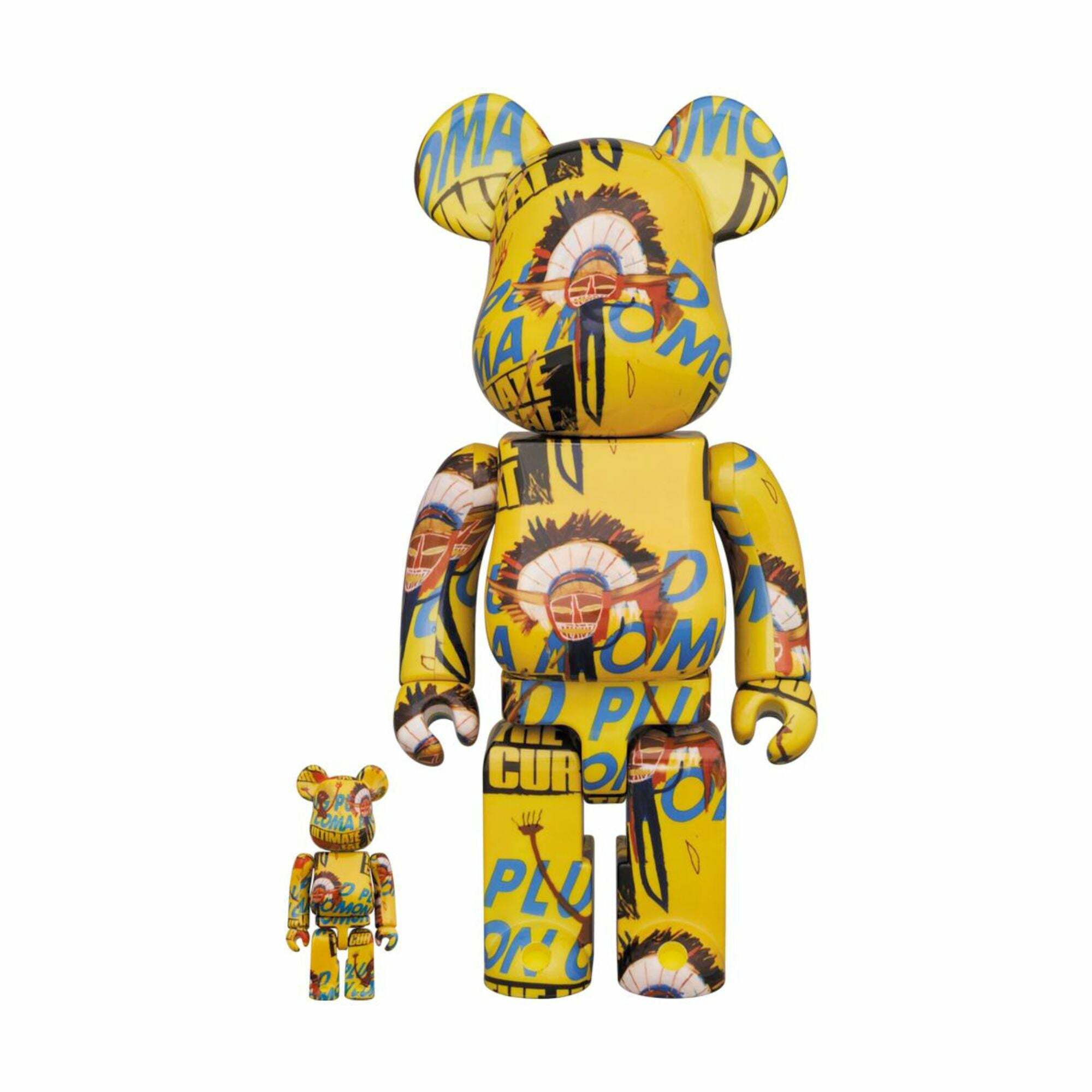 BE@RBRICK ANDY WARHOL X JEAN-MICHEL BASQUIAT #3 100% & 400%