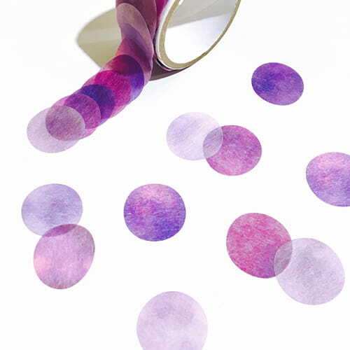 幽玄の色 色票圓貼 和紙貼紙膠帶|日本の色見本帖