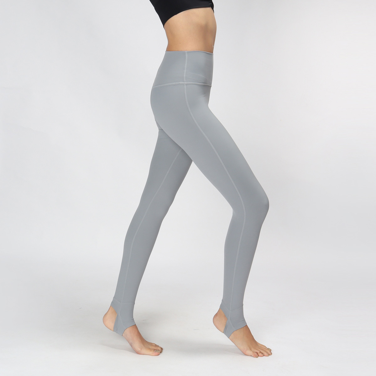 高腰踩腳美臀全長瑜珈/運動/緊身機能褲*