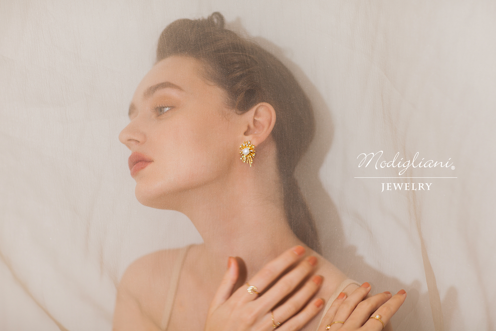 黃銅飾品,黃銅,華麗,搶眼,耳環,貼式耳環,18K金,鋯石,天然珍珠