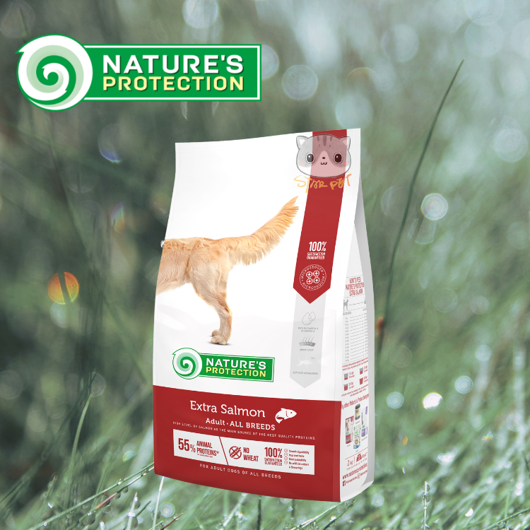 Nature's Protection Dog Dry Feed - Extra Salmon 12kg