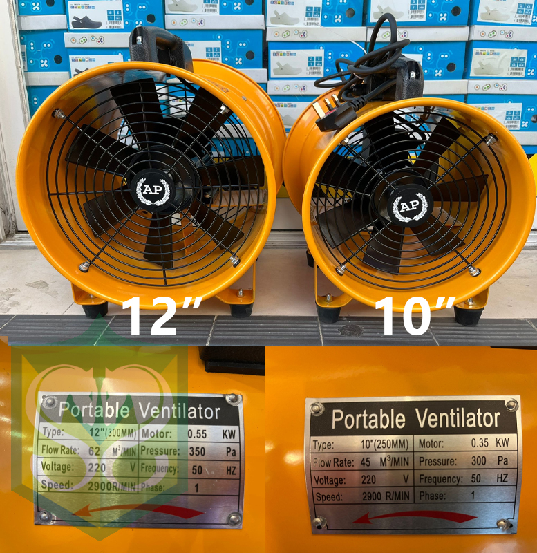 Blower Axil Ventilation Fan (10" / 12" / 16")