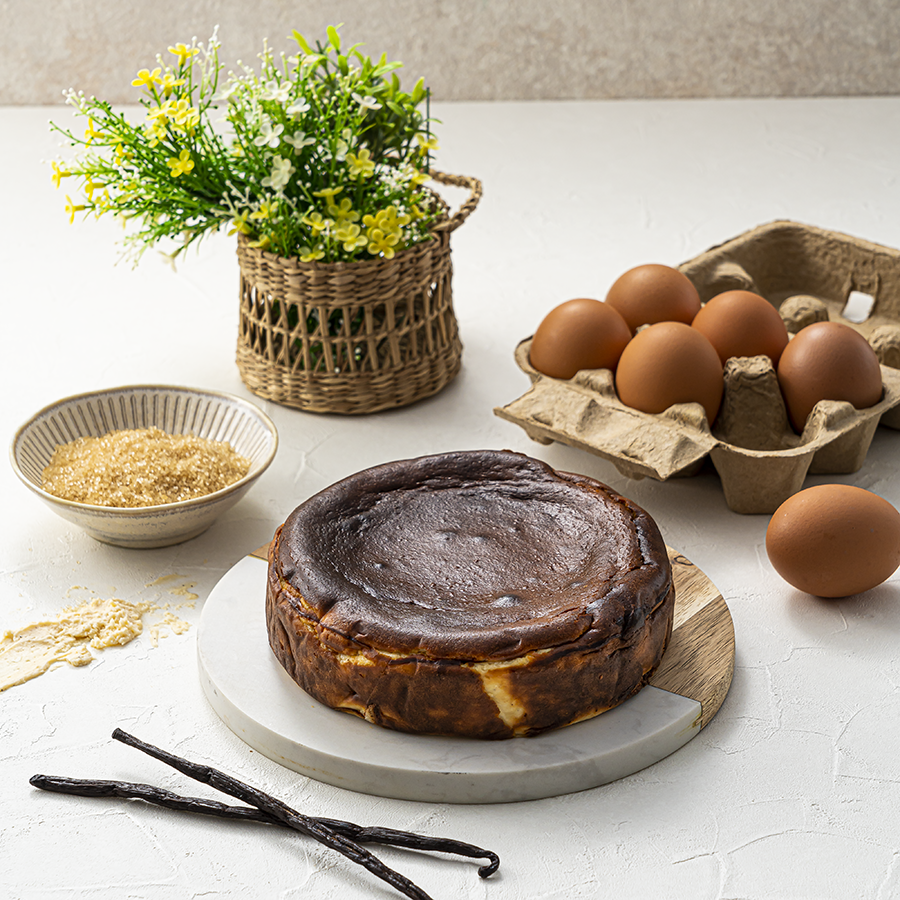 6吋巴斯克乳酪蛋糕-KIRI香草