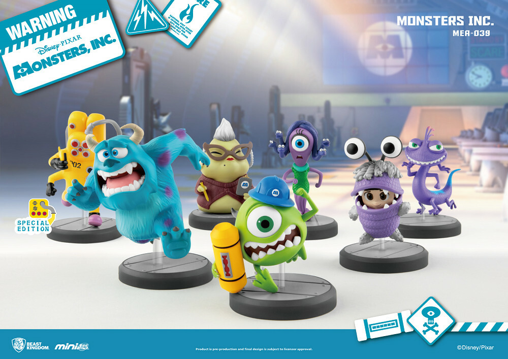 野獸國Beast Kingdom MEA-039 怪獸電力公司系列 盲盒套裝 (1套6款)