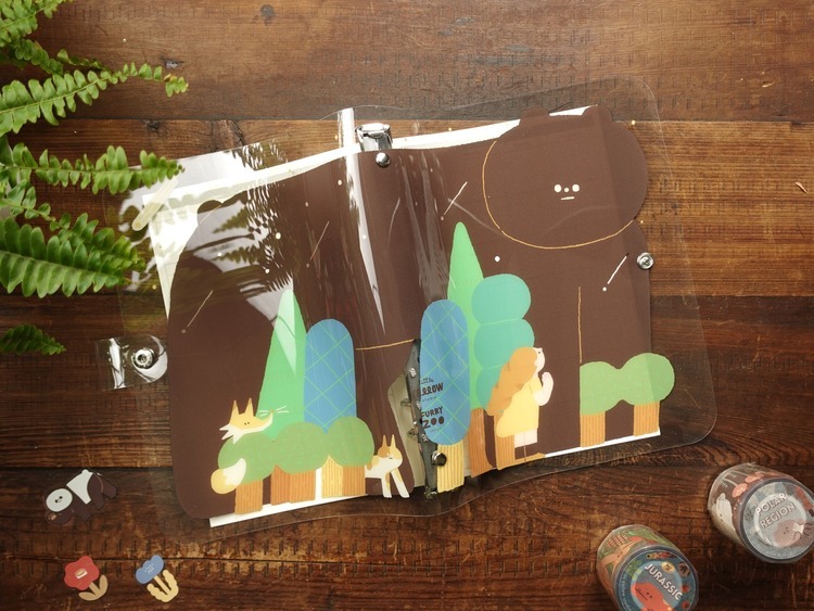 小黃間｜絕版｜A5 六孔活頁冊｜熊森林