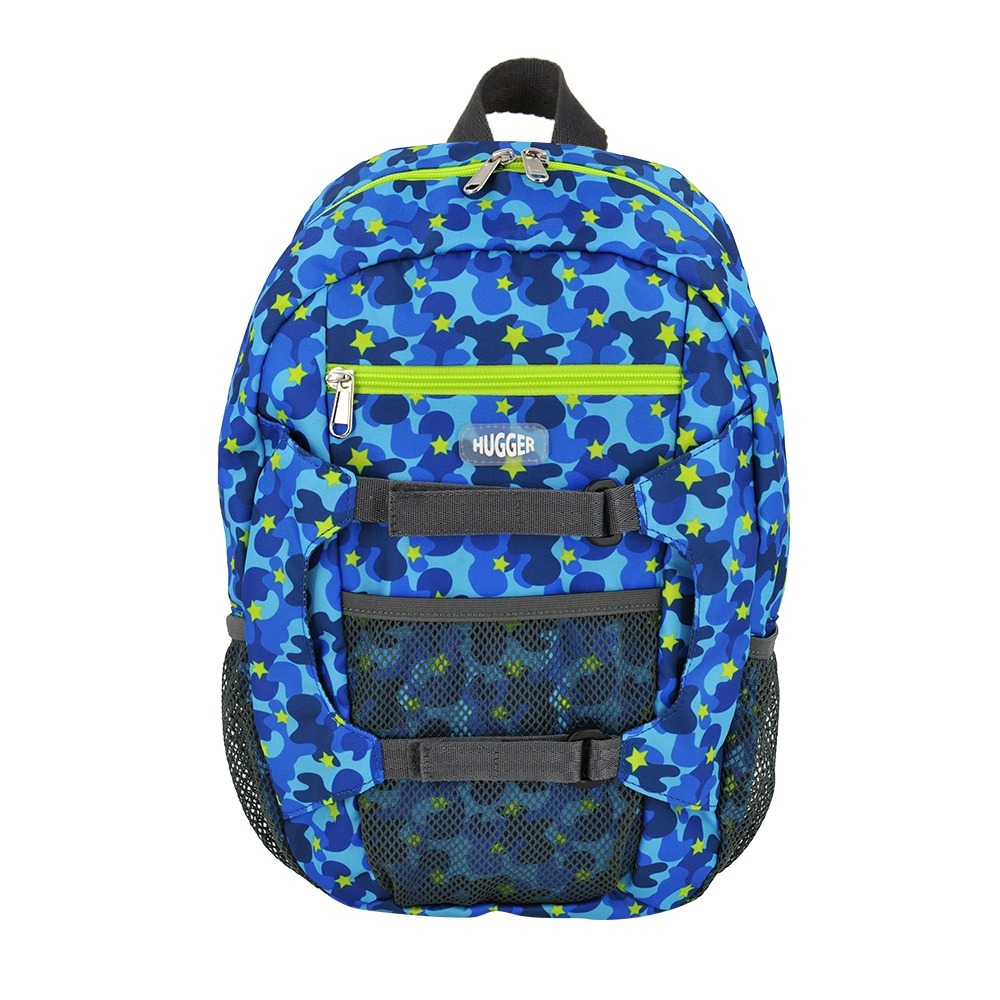 Kids Mountaineer Backpack , Blue Star Camouflage