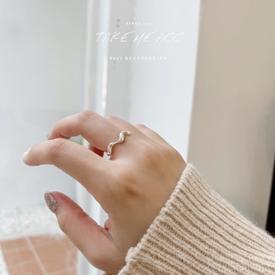 波濤海浪 │ 純銀戒指