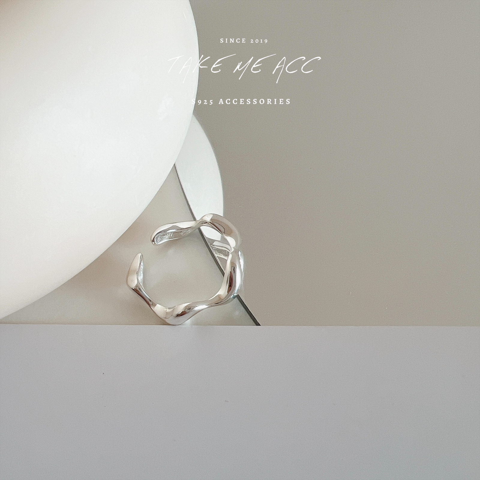 波濤海浪 │ 純銀戒指