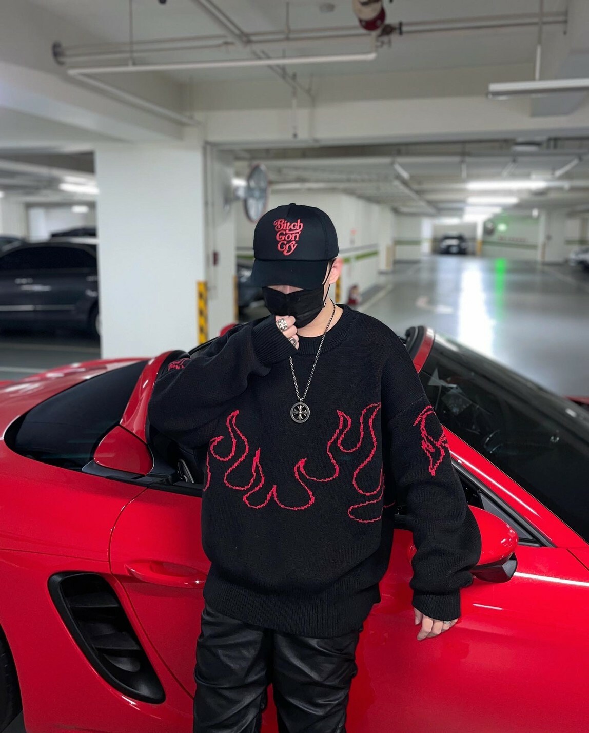 RENAISSANCE 新款 火焰R Logo 重磅針織毛衣 “ FLAME SWEATER “