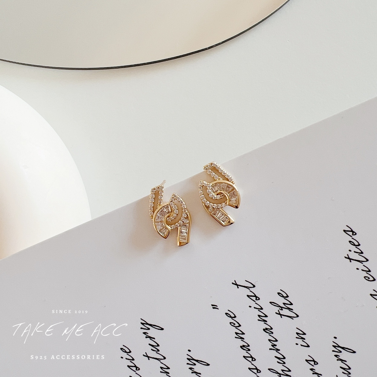 與妳共舞 │ 純銀針耳環