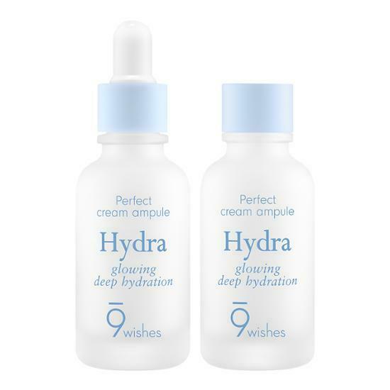 9wishes Hydra Glowing Deep Hydrating Cream Ampoule 30ml [Olive Young Double Set]