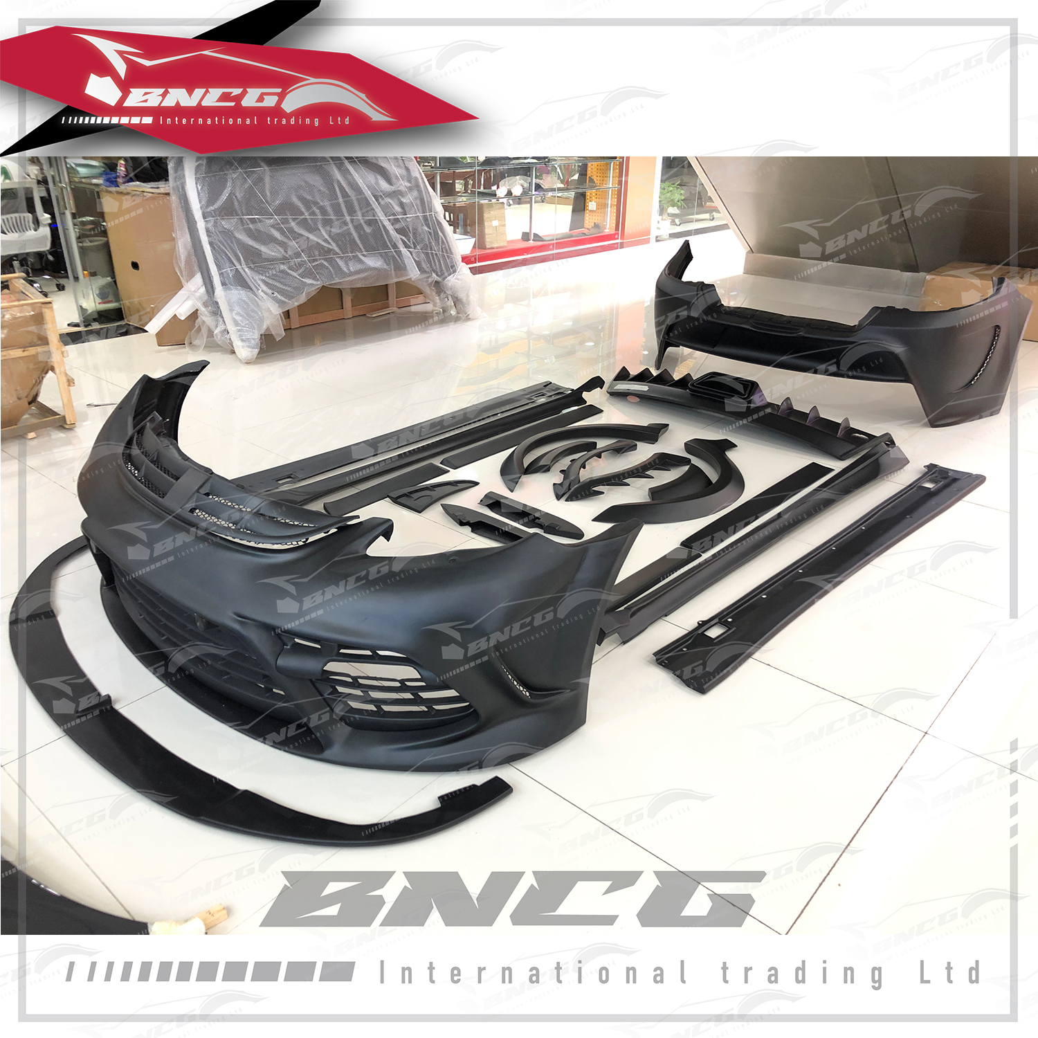 保時捷 Porsche Panamera 970 改裝 玻璃纖維 空力套件 前保險桿 後保險桿 側裙 輪弧 大包圍