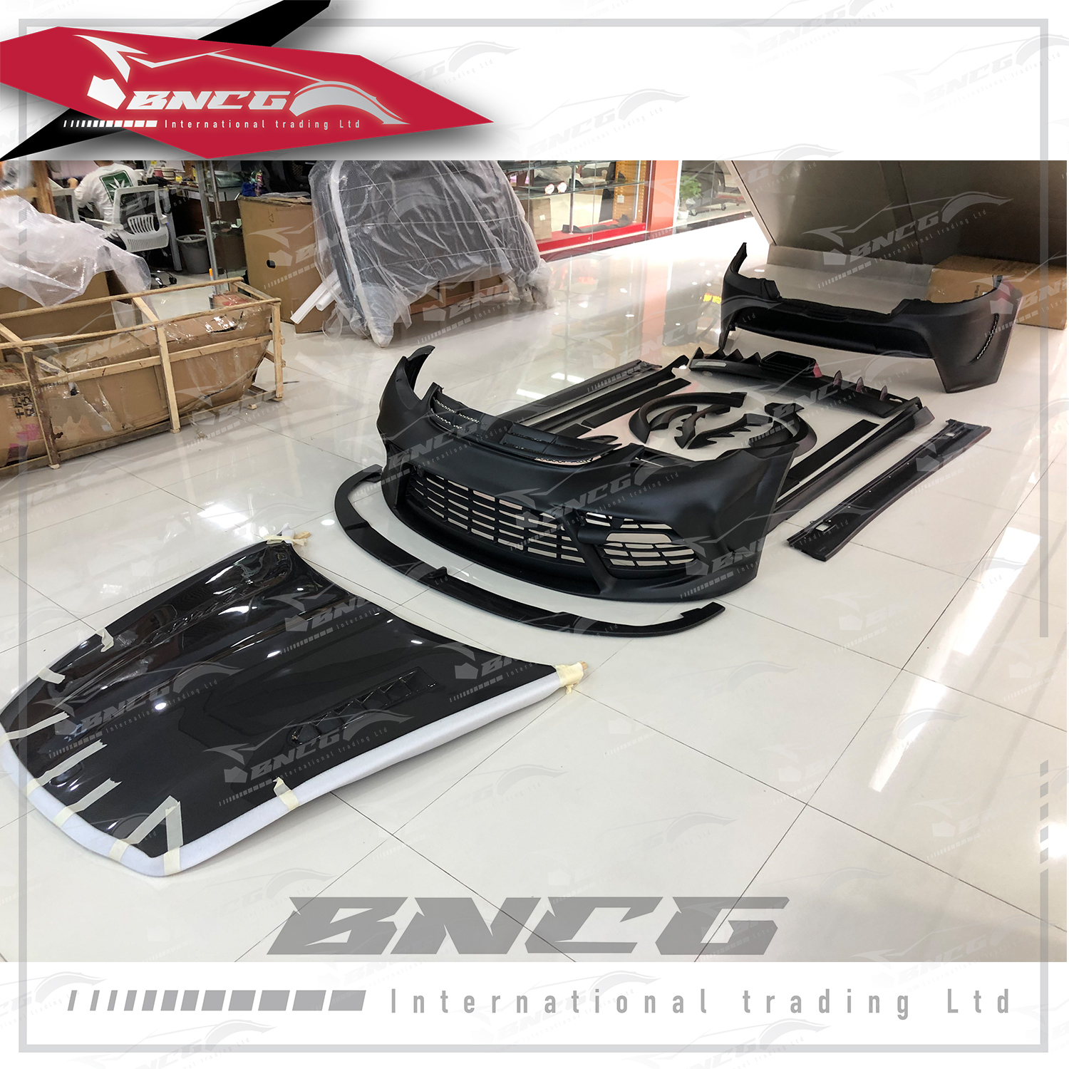 保時捷 Porsche Panamera 970 改裝 玻璃纖維 空力套件 前保險桿 後保險桿 側裙 輪弧 大包圍