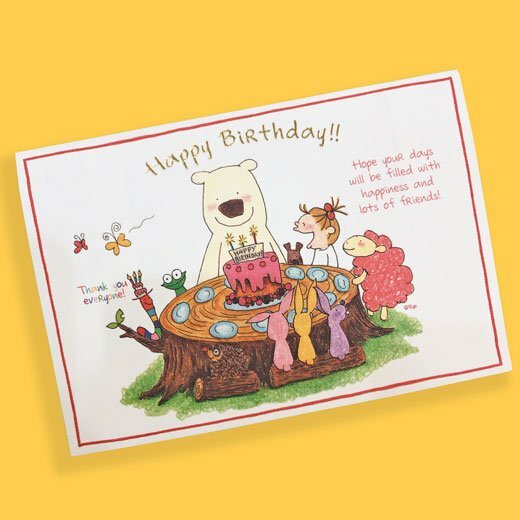 COCO醬 生日快樂 立體pop生日卡片 日本Greeting Life