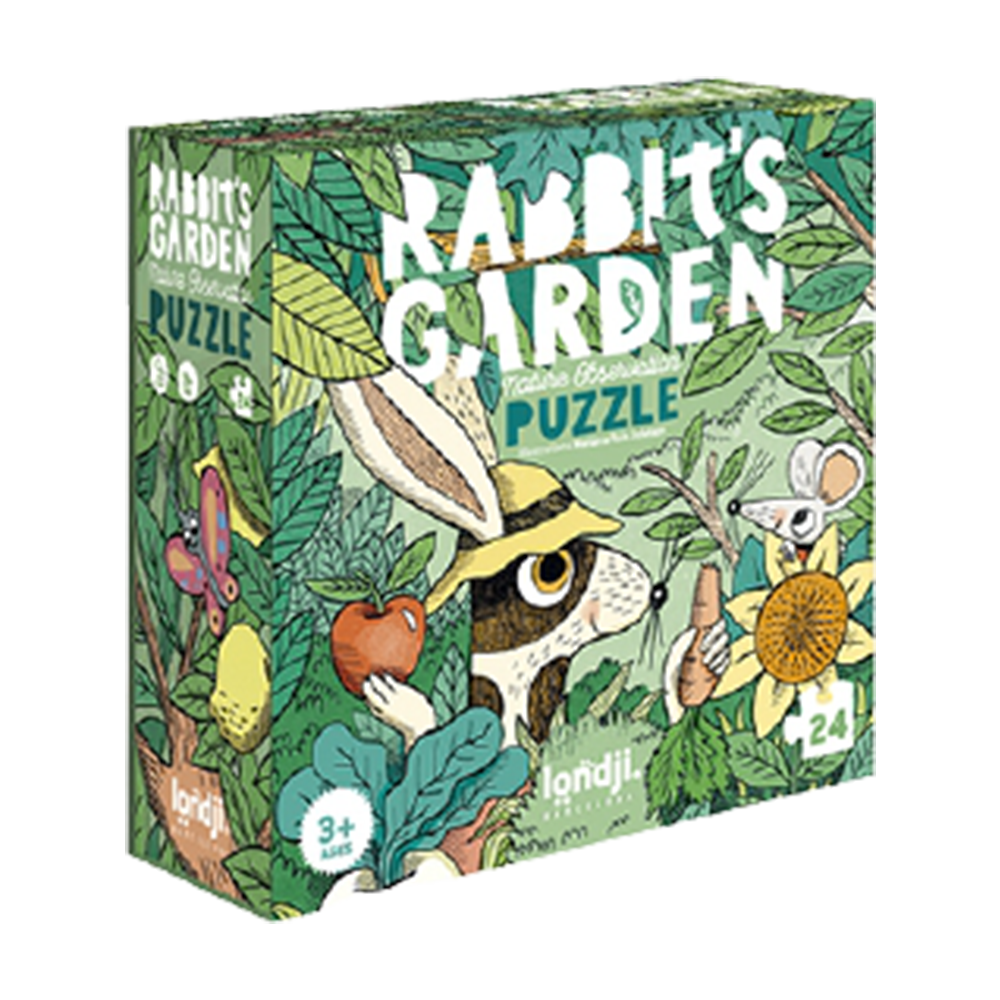 西班牙Londji 兔子花園找找看拼圖