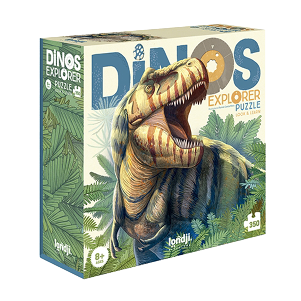 (預購3/31)西班牙Londji 恐龍探險家拼圖