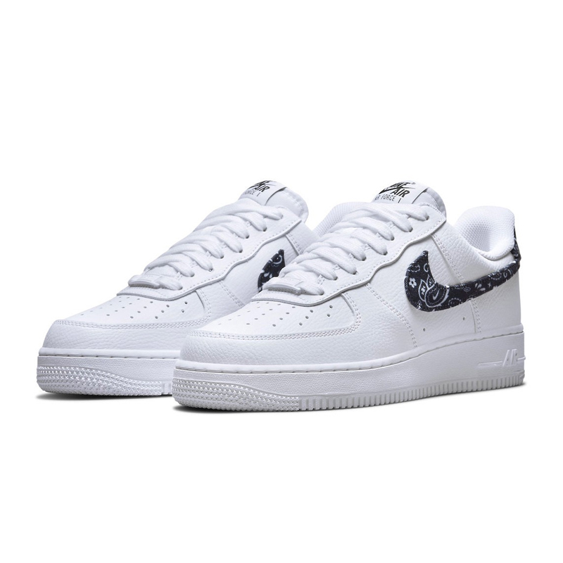 Nike Air Force 1 Low '07  " Black Paisley " 白 變型蟲勾 女款 DH4406-101 [台灣現貨]