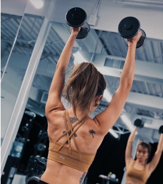 Xross fit 超自在X型運動內衣_奶茶棕