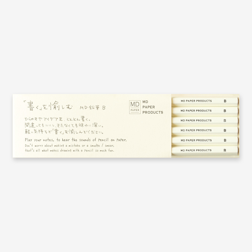 MD鉛筆6支裝<B>｜MIDORI 日本