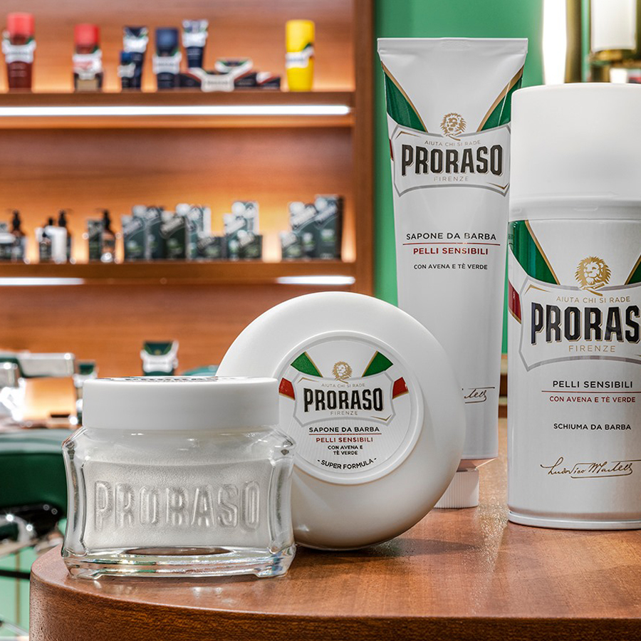 義大利 Proraso - 鬍前軟化膏（白標 / 敏感肌）