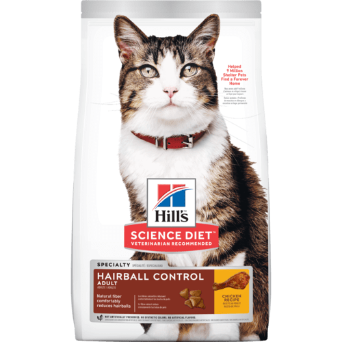 Hill's Adult Cat Hairball Control．3.5lb/7lb/15.5lb