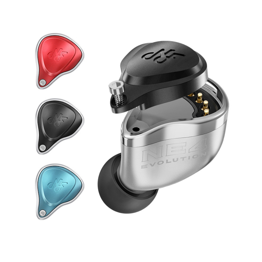 NF Audio NE4 四動鐵CIEM入耳式耳機-附可替換分頻面板