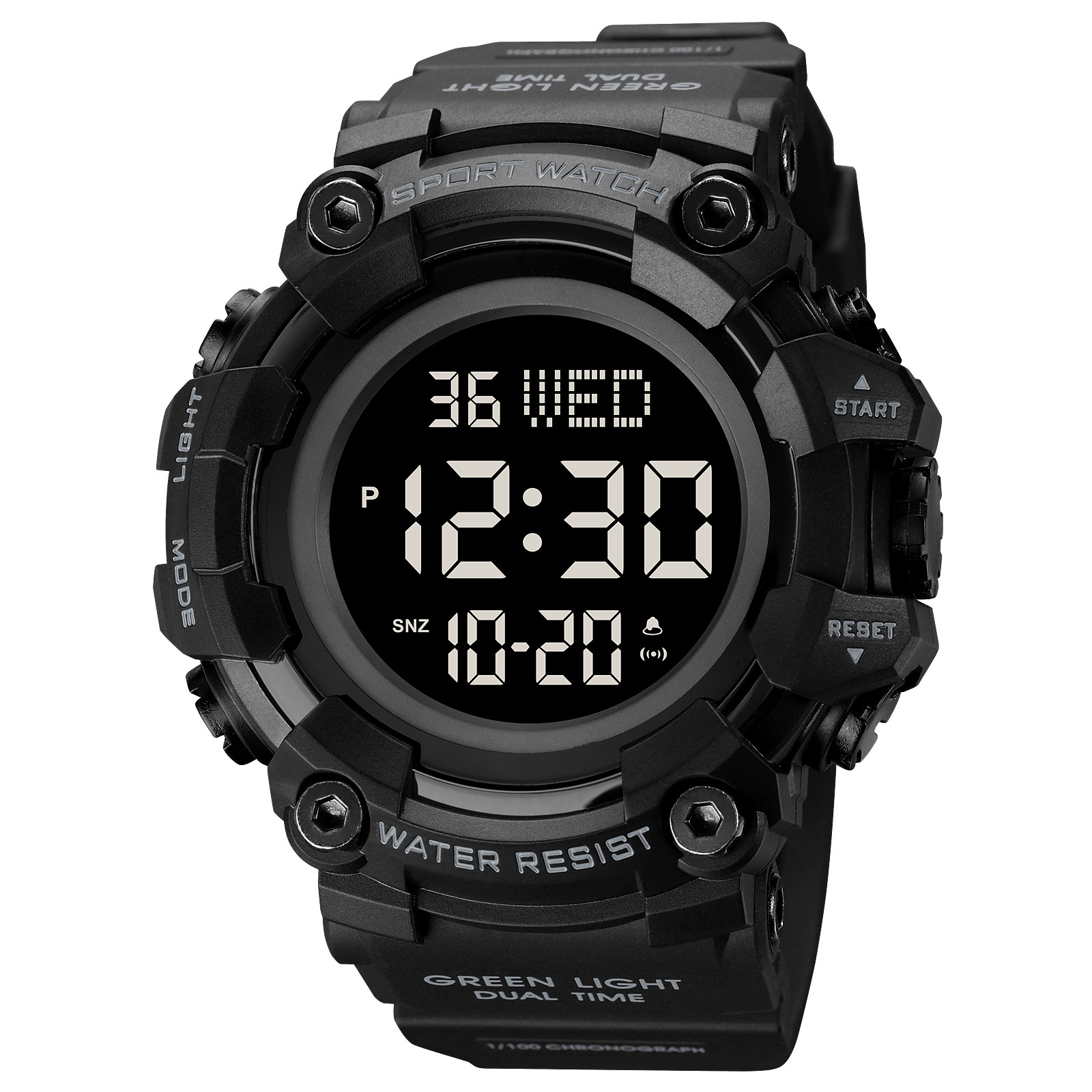 SKMEI 1894 Men Women Waterproof Sport Watch Digtal LED
