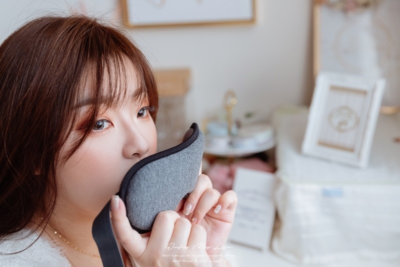 Ami芽芽推薦磁吸式三段溫控定時立體熱敷眼罩，3C族必備