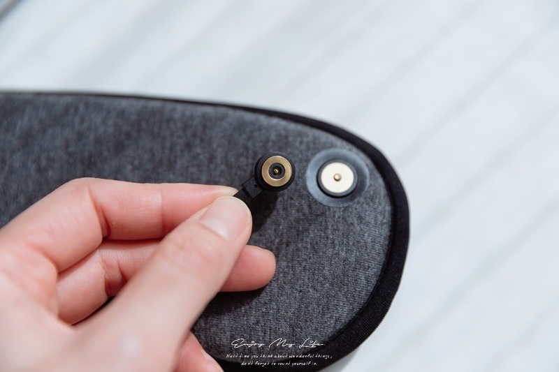 Ami芽芽推薦磁吸式三段溫控定時立體熱敷眼罩，3C族必備