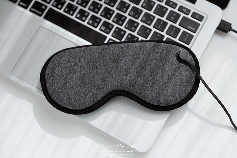 Ami芽芽推薦磁吸式三段溫控定時立體熱敷眼罩，3C族必備