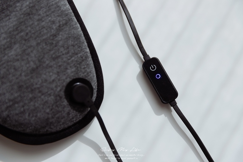 Ami芽芽推薦磁吸式三段溫控定時立體熱敷眼罩，3C族必備