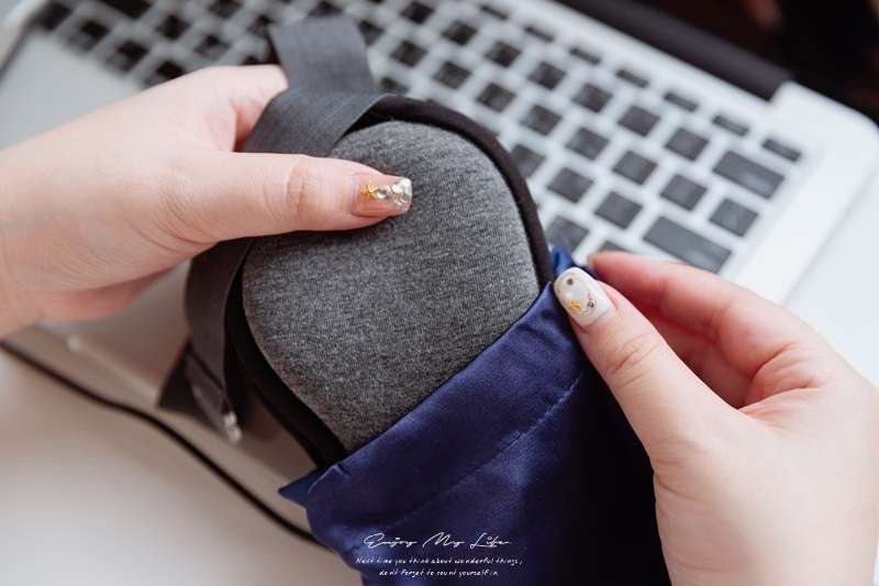 Ami芽芽推薦磁吸式三段溫控定時立體熱敷眼罩，3C族必備