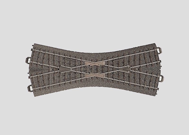 Marklin 24640 HO規 Crossing 24.3度 188.3mm X型岔軌