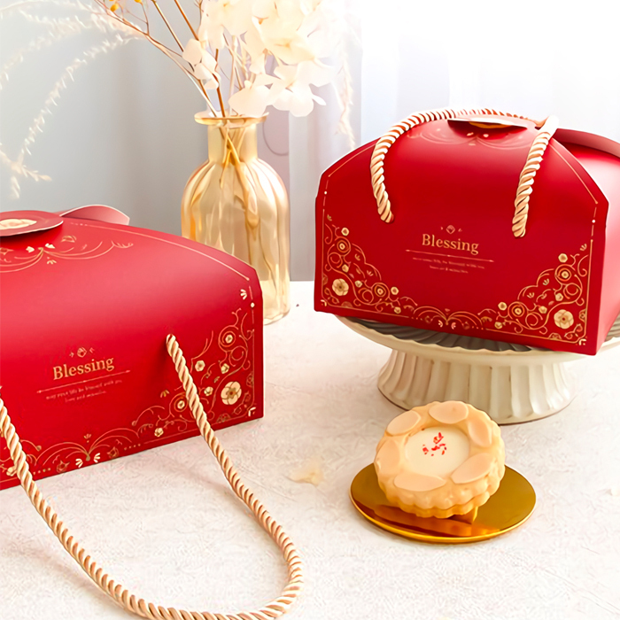 雙扣提盒-時日點綴 10入/包 14.9*12.7*10cm【3A17-114903】