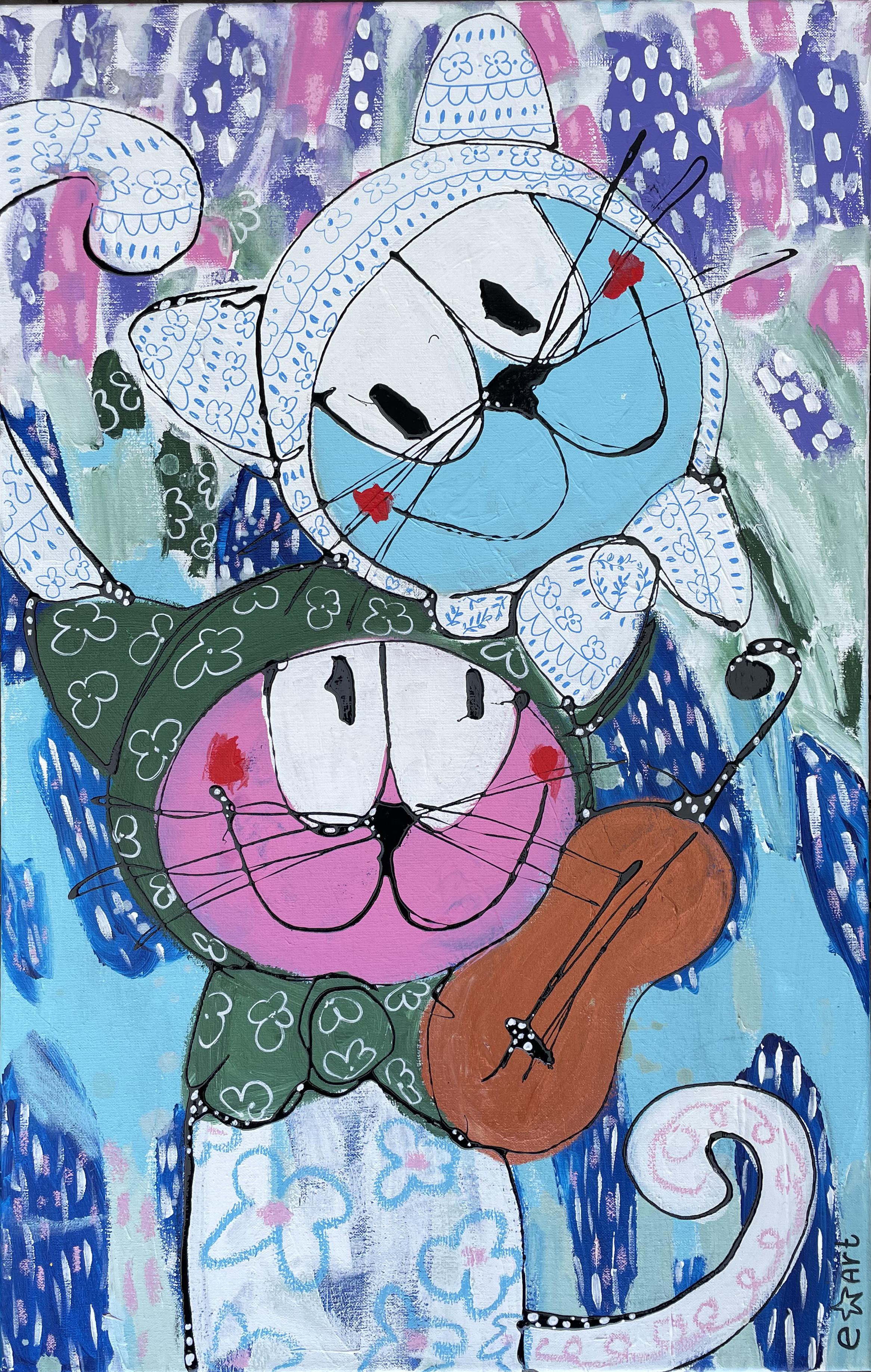 I like your violin Muffin