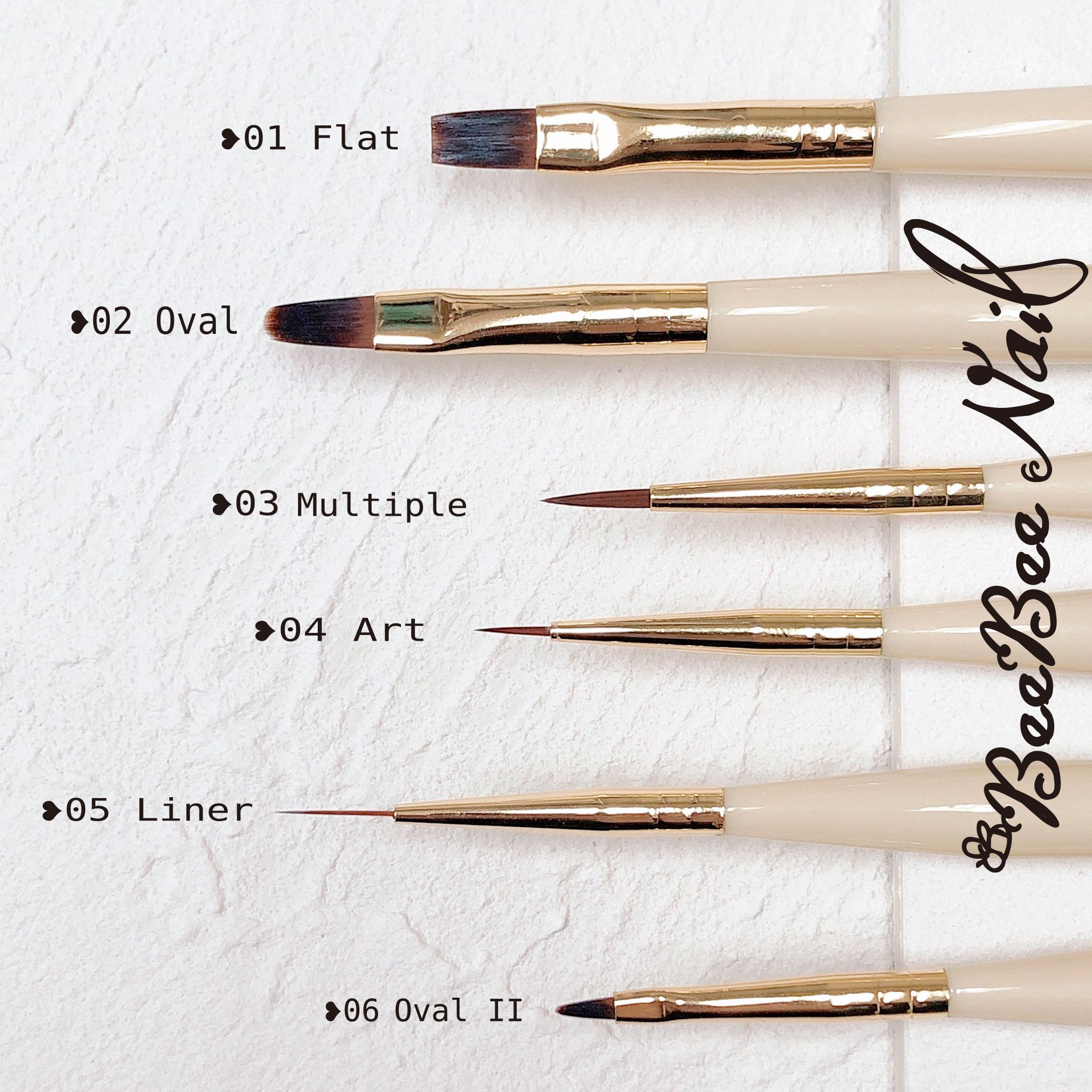 自家筆-6款 美甲凝膠筆 性價比高