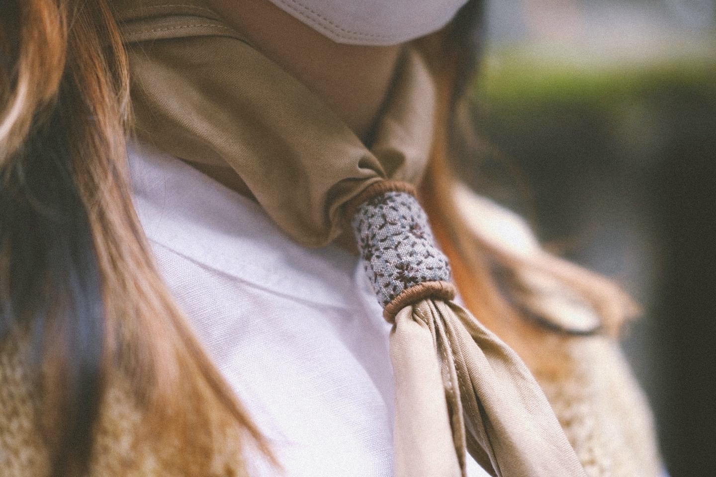 Tsubaki 椿習 領巾釦組 ╭ 5色 ╮