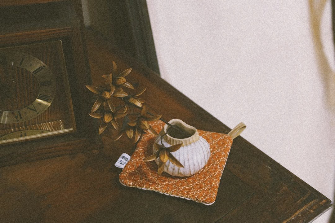 Tsubaki 椿習 刺子繡杯墊 ╭ 8款 ╮