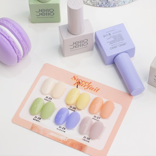 Jello Jello Bom Syrup Gel Collection Sweet Parfait Gel Nail Set
