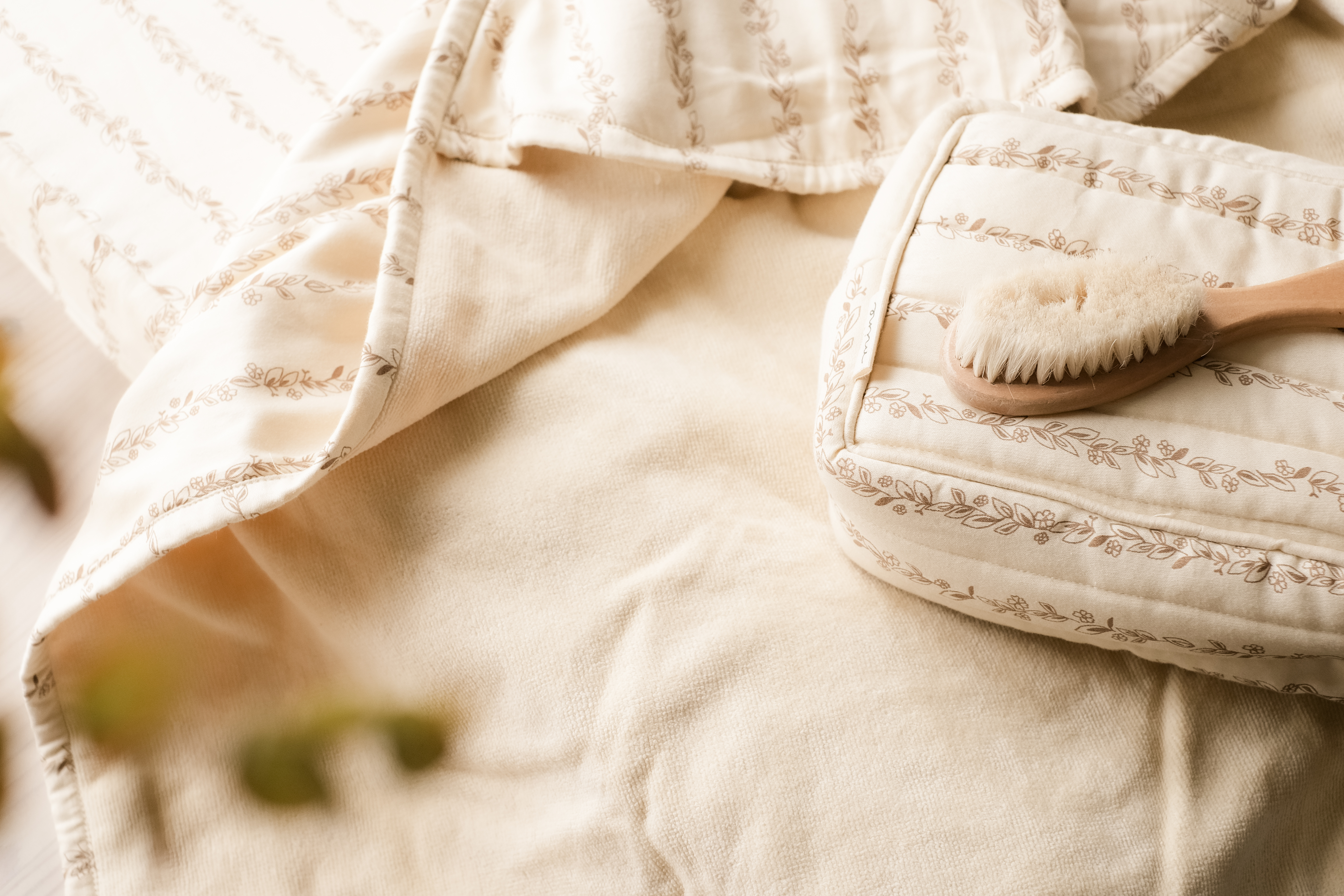 That's mine-有機棉萬用包-Leaves stripe