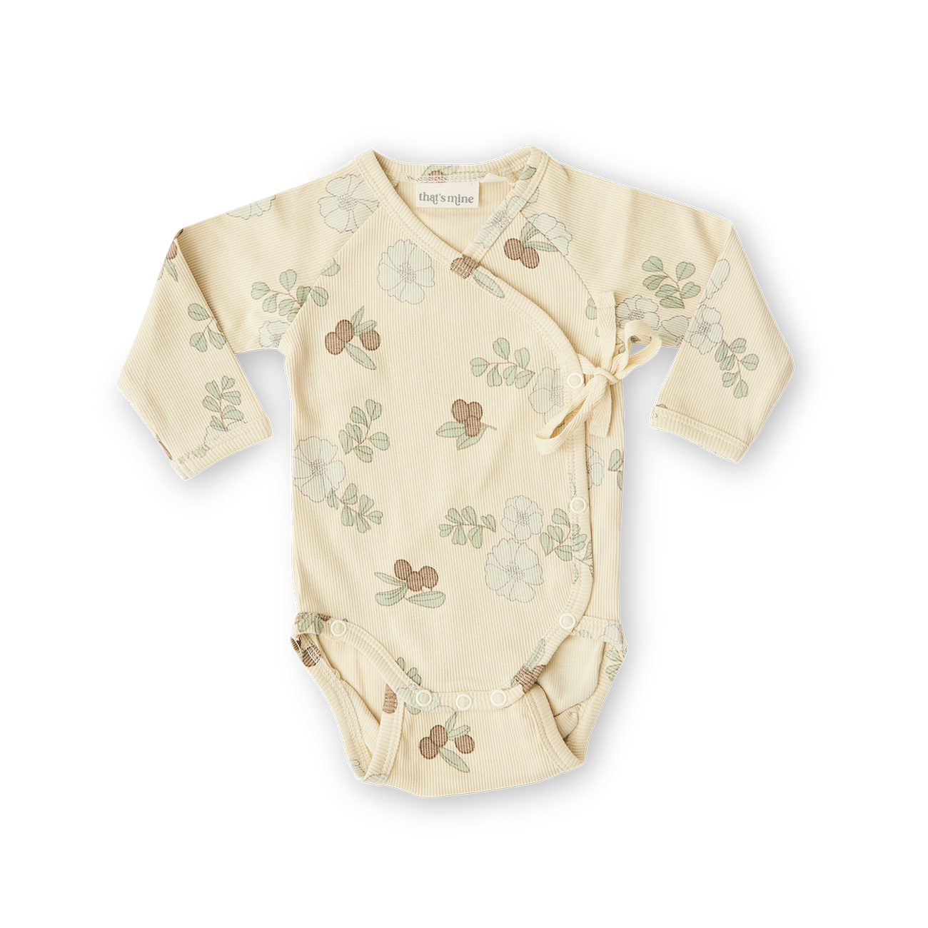 That's mine-側開式包屁衣-Flowers and berries