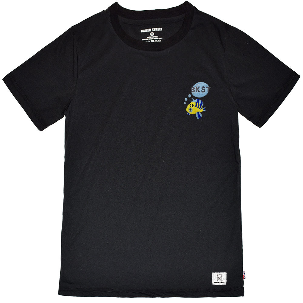 Embroidery-小比目魚 刺繡 短袖T恤