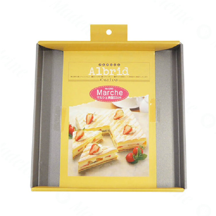 [ Cakeland烘焙用品 ] 正方型布朗尼烤模 (不沾) ( NO.5261-16cm / NO.5262-18cm / NO.5249-20cm / NO.5250-22cm )