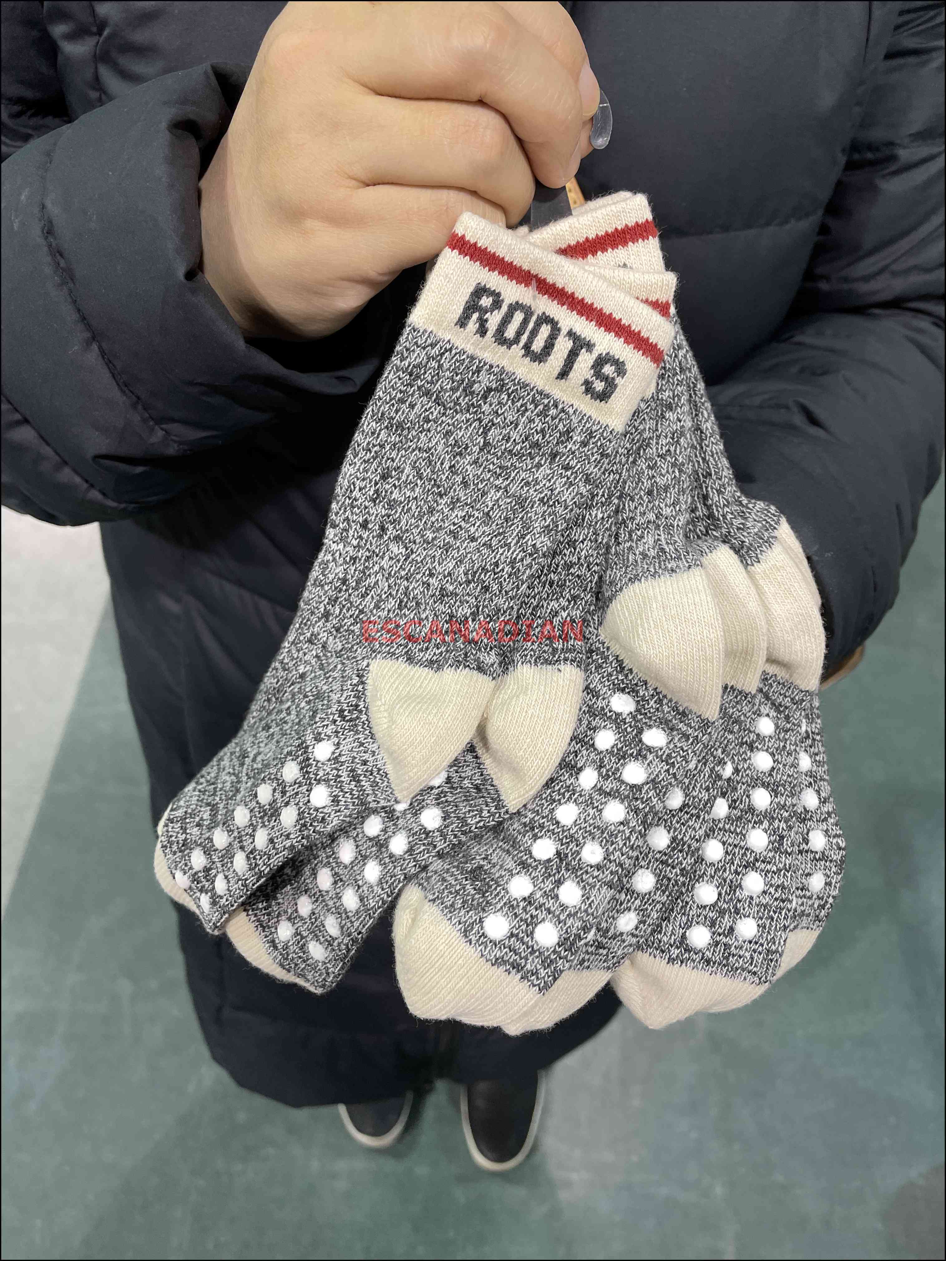 ROOTS 小童/嬰兒 小木屋系列 經典配色 襪子 (3雙一組)