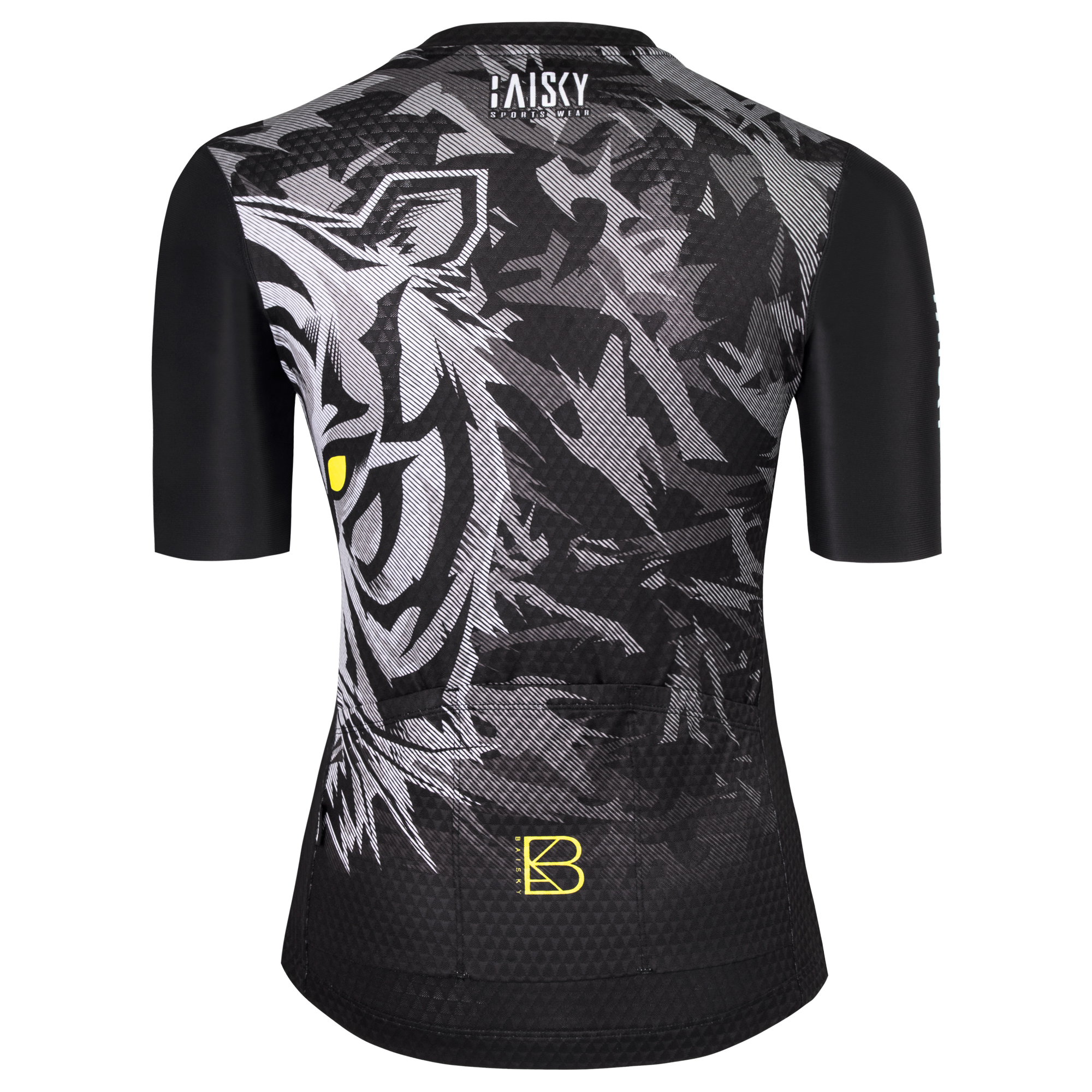 女款空力短車衣 虎威 黑