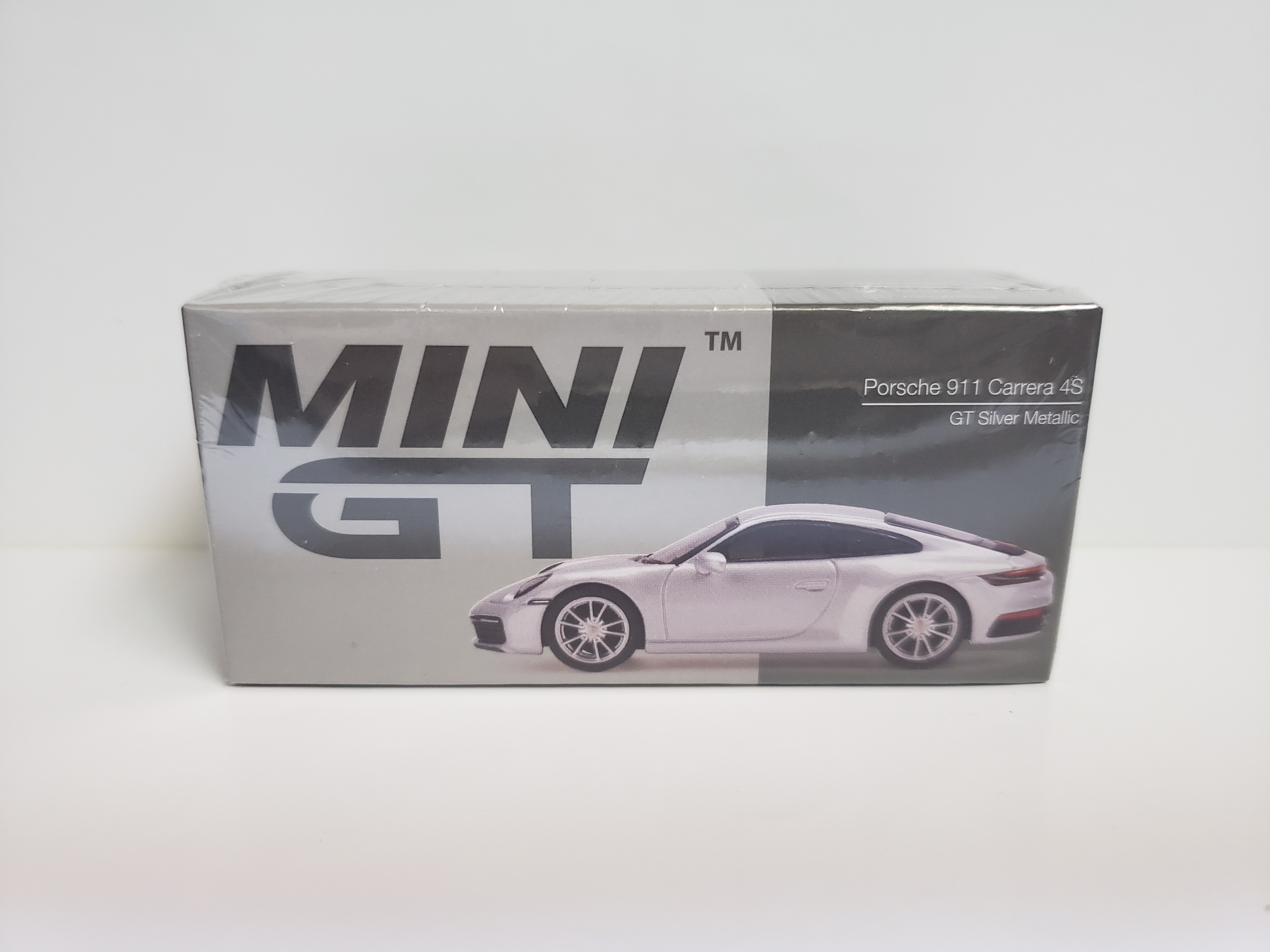 ミニカー MINI GT Porsche 911 Carrera 4S GT Silver Mini GT #303 Porsche 911 (992) Carrera 4S GT Silver Metallic