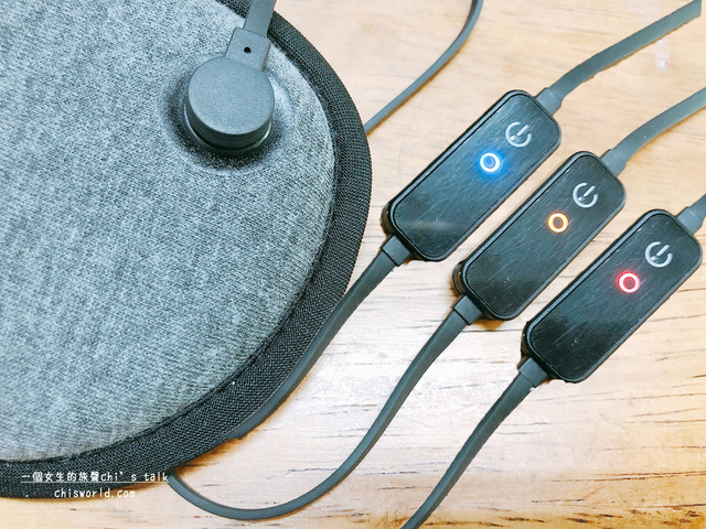 一個女生的旅聲推薦磁吸式三段溫控定時立體熱敷眼罩，舒緩眼睛疲勞